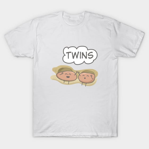 Twins, like a nuts seeds T-Shirt by Applesix